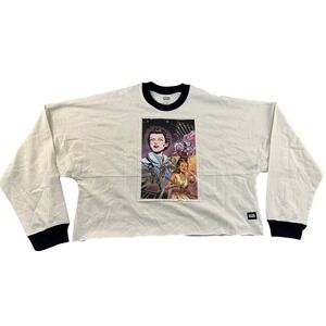 Spirit Jersey Star Wars The Force Is With Us Women's Cream Long Sleeve Size M